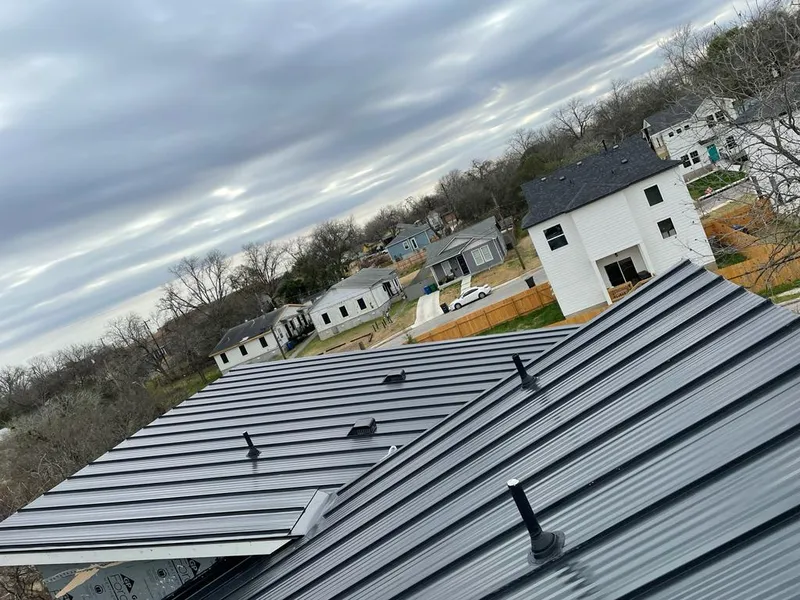 Standing seam metal roof panels with vents for Skylight Repair in Kula